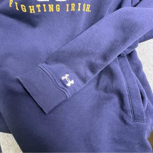 Notre Dame Under Armour Pullover Sweatshirt - Picture 4 of 4